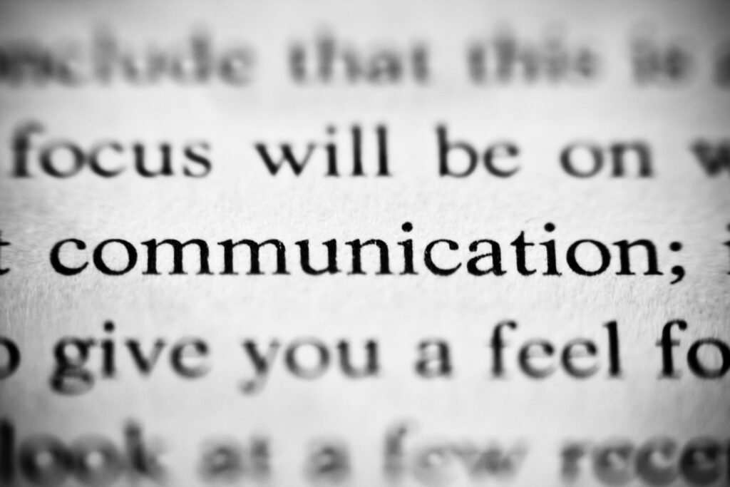 The word Communication